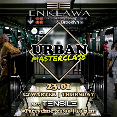 URBAN MASTERCLASS w klimacie R'n'B | CZWARTEK 23.01  URBAN MASTERCLASS w klimacie R'n'B | CZWARTEK 23.01